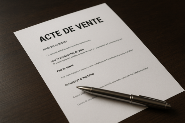 Acte authentique de vente : guide complet pour comprendre et agir